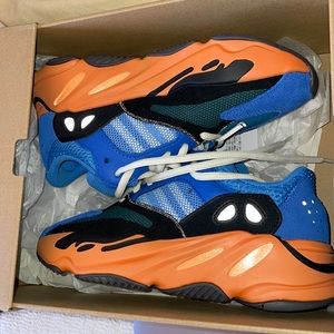 Adidas Yeezy boost 700 bright blue shoes
